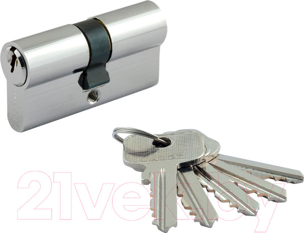 Изображение товара Цилиндровый механизм замка Нора-М ЕСО Z Л-70 35/35 (хром)