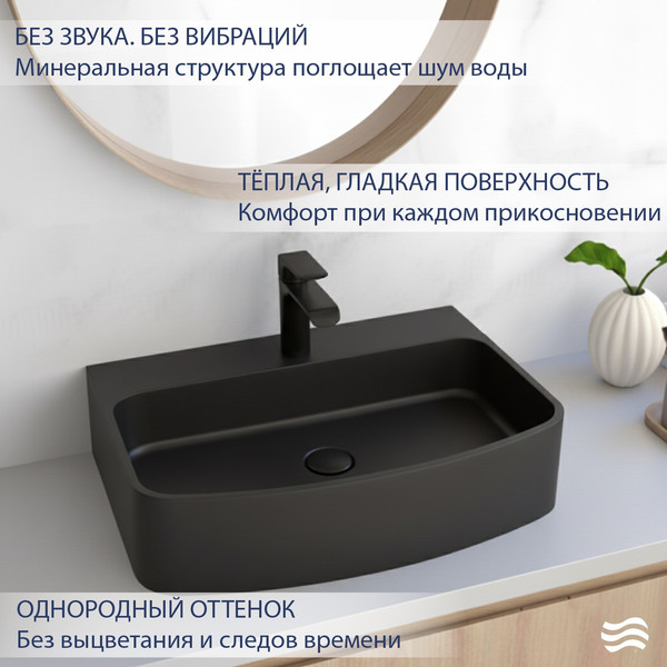 Изображение товара Умывальник Lauter Molara 21M606DB (Deep Black)