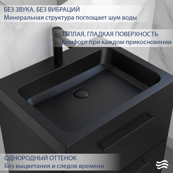 Изображение товара Умывальник Lauter Miletta 2161496DB (Deep Black)