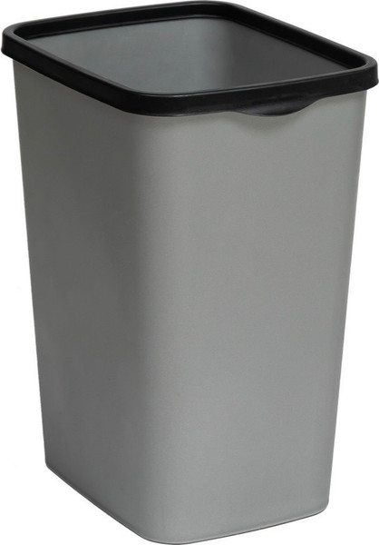 Изображение товара Мусорное ведро Violet Tandem 843358 (33л, сер.металлик/черный)