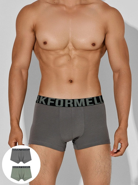 Изображение товара Комплект мужских трусов Mark Formelle 411124-2 (р.90-100, агава/базальт)