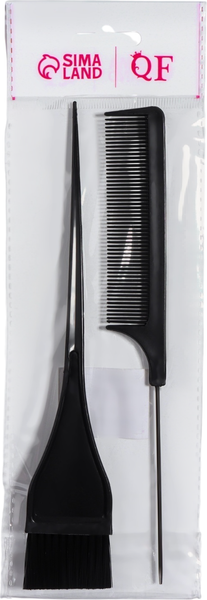 Изображение товара Набор для окрашивания волос Queen Fair Кисть+расческа / 3506816