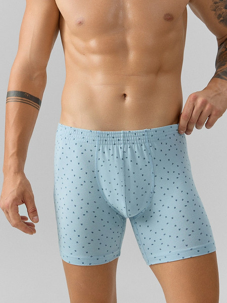 Изображение товара Трусы мужские Mark Formelle 411155 (р.86-96, узор на серо-голубом-1)