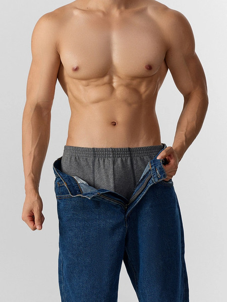Изображение товара Трусы мужские Mark Formelle 411155 (р.94-104, темно-серый меланж)