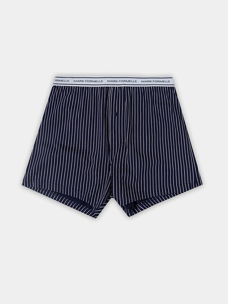 Изображение товара Трусы мужские Mark Formelle 411222 (р.86-96, светло-голубая полоска на темно-синем)