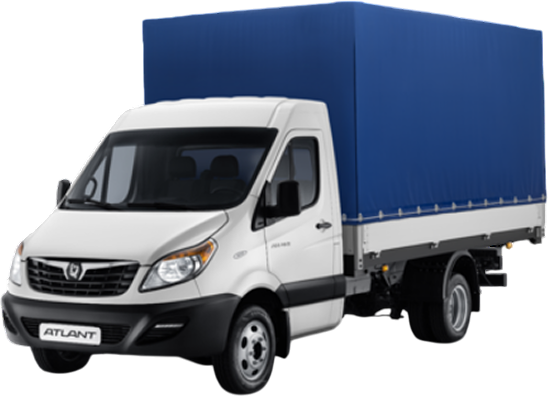 Изображение товара Грузовой коммерческий автомобиль Sollers Atlant Cab L4 3.5T 2.7D (борт с тентом)