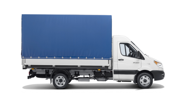 Изображение товара Грузовой коммерческий автомобиль Sollers Atlant Cab L4 3.5T 2.7D (борт с тентом)