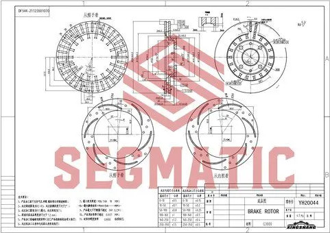 Изображение товара Тормозной диск Segmatic SBD30093252