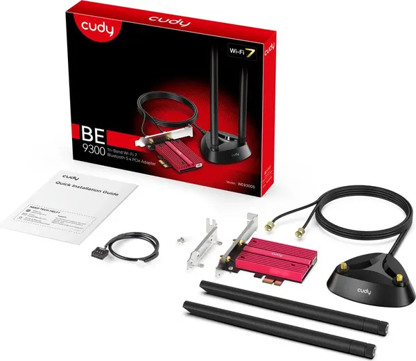 Изображение товара Wi-Fi/Bluetooth-адаптер Cudy WE9300S