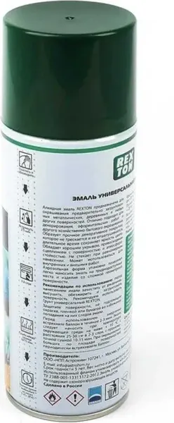 Изображение товара Эмаль Rexton RT101.00 (520мл, темно-зеленый)