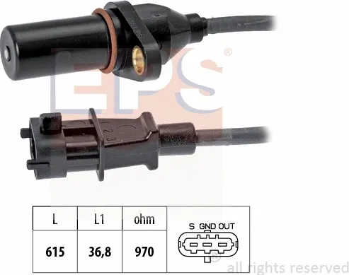 Изображение товара Датчик положения коленвала EPS 1.953.569