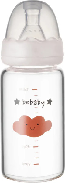 Изображение товара Бутылочка для кормления Be Baby Антиколиковая / R-05B/150 (150мл, в ассортименте)