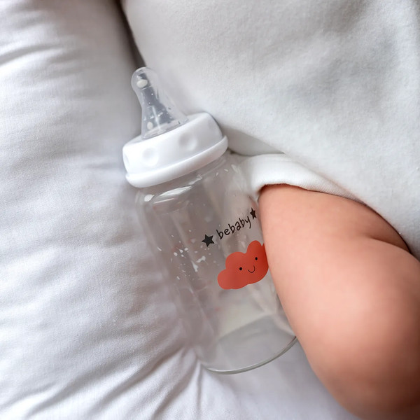 Изображение товара Бутылочка для кормления Be Baby Антиколиковая / R-05B/150 (150мл, в ассортименте)