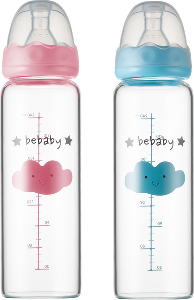 Изображение товара Бутылочка для кормления Be Baby Антиколиковая / R-05B/240 (240мл, цвет в ассортименте)