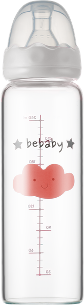 Изображение товара Бутылочка для кормления Be Baby Антиколиковая / R-05B/240 (240мл, цвет в ассортименте)