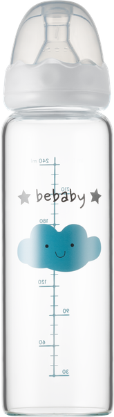 Изображение товара Бутылочка для кормления Be Baby Антиколиковая / R-05B/240 (240мл, цвет в ассортименте)