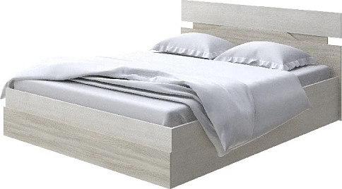 Изображение товара Полуторная кровать Proson Milton с ПМ 140x200 (дуб шамони светлый 124/ясень шимо светлый)