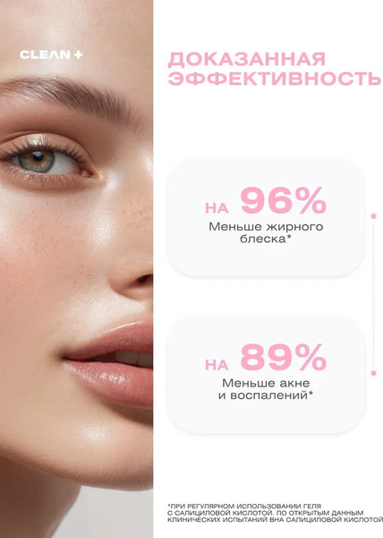 Изображение товара Гель для умывания Clean+ Acne Control (200мл)