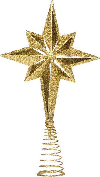 Изображение товара Верхушка для елки Волшебная страна Рождественская звезда / 108605 (золотой)