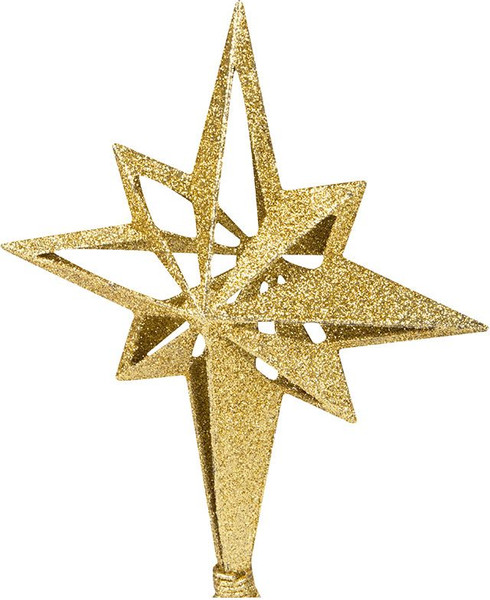 Изображение товара Верхушка для елки Волшебная страна Рождественская звезда / 108605 (золотой)