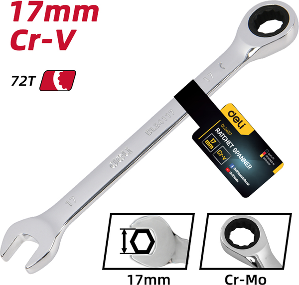 Изображение товара Гаечный ключ Deli EDL34117