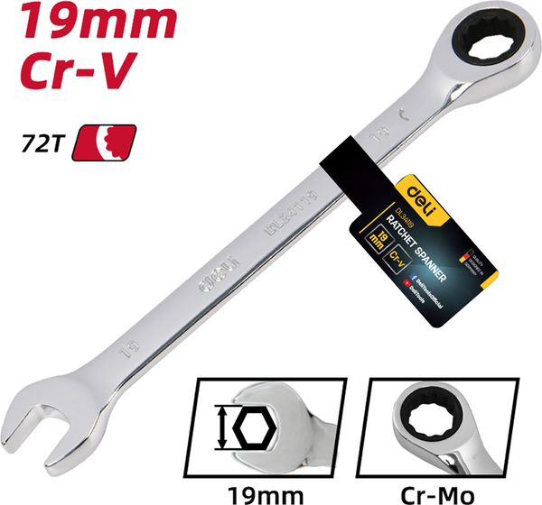 Изображение товара Гаечный ключ Deli EDL34119