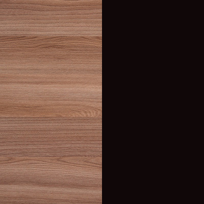 Изображение товара Двуспальная кровать Proson Milton с ПМ 160x200 (ясень шимо темный/черный)