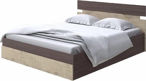 Изображение товара Полуторная кровать Proson Milton с ПМ 140x190 (ясень шимо темный/бунратти)