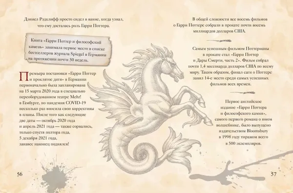 Изображение товара Художественная книга Эксмо Волшебный мир Гарри Поттера. 250 магических фактов (Гримм Т., 9785042036538)