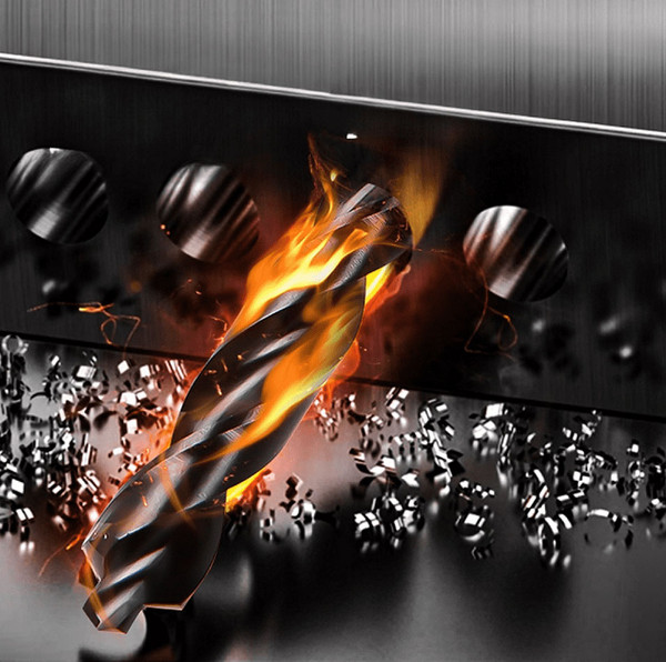 Изображение товара Сверло Deli По металлу RS 8.5мм DIN 338 HSS-TiN / EDH-MHZ085-E4