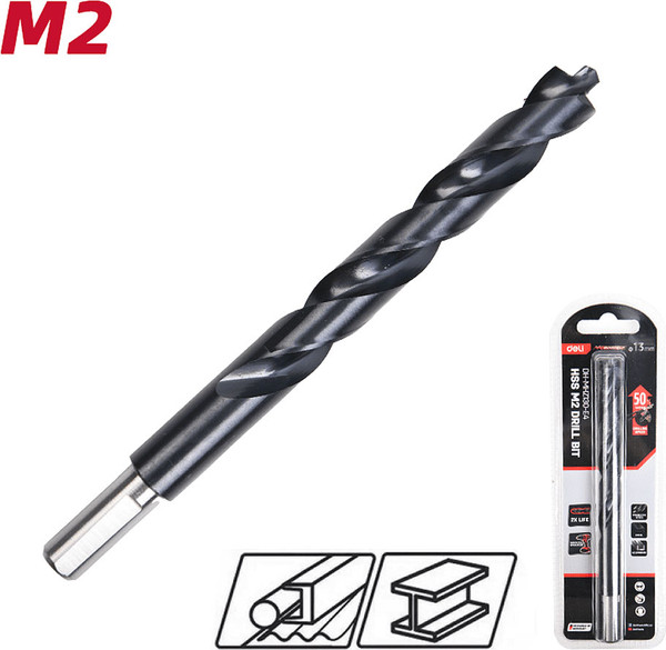 Изображение товара Сверло Deli По металлу RS 8.5мм DIN 338 HSS-TiN / EDH-MHZ085-E4