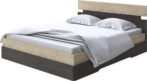 Изображение товара Полуторная кровать Proson Milton с ПМ 120x200 (бунратти/дуб кантербери)