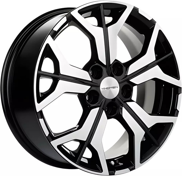 Изображение товара Литой диск Khomen KHW1715 Ford C-Max 17x7" 5x108мм DIA 63.35мм ET 50мм Black FP