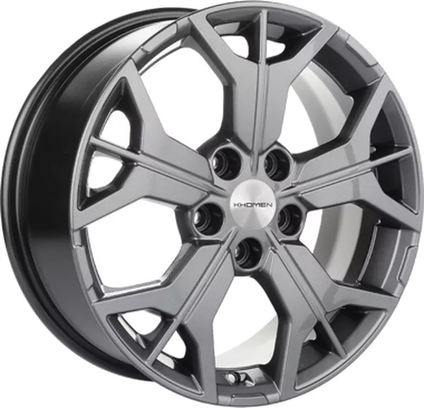 Изображение товара Литой диск Khomen KHW1715 Jetta 17x7" 5x112мм DIA 57.1мм ET 54мм Gray