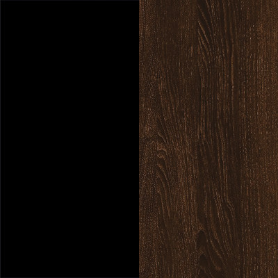 Изображение товара Полуторная кровать Proson Milton с ПМ 120x190 (черный/дуб кантербери)