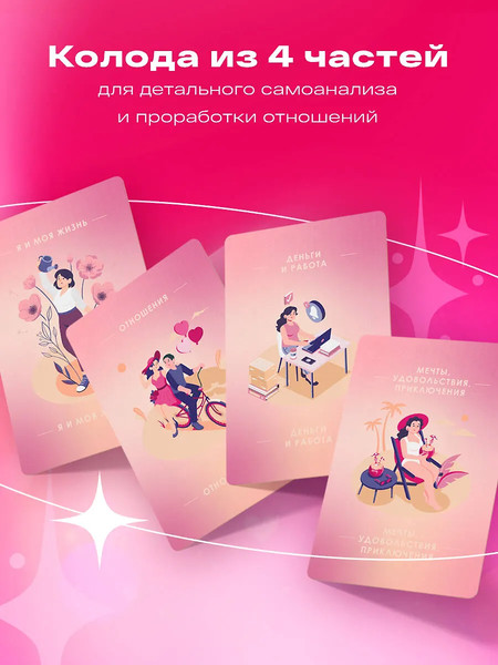 Изображение товара Гадальные карты Бомбора Между нами. Карты, которые сохранят и приумножат вашу любовь (Кривощапова-Демина М., 9785041859374)