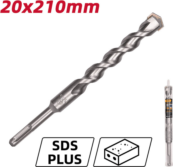 Изображение товара Бур Deli По бетону YS 20x210мм SDS-Plus / EDH-Y20210