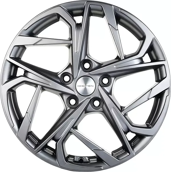 Изображение товара Литой диск Khomen KHW1716 Sonata 17x7" 5x114.3мм DIA 67.1мм ET 48мм Gray