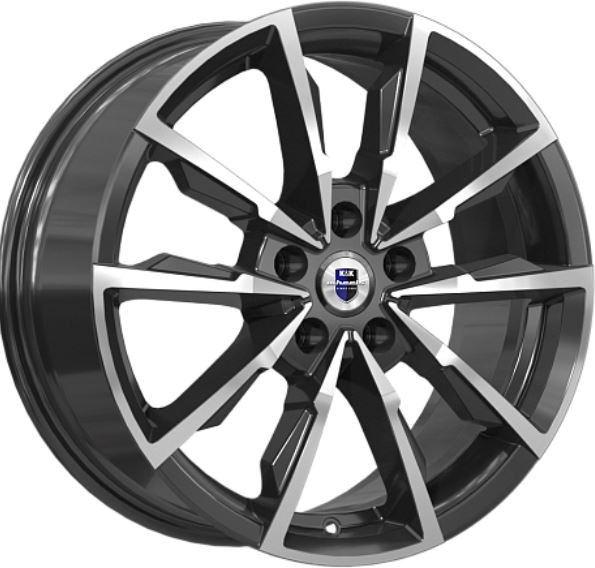 Литой диск K&K Меренге 17x7.5" 5x120мм DIA 72.6мм ET 40мм Алмаз черный — фото 3