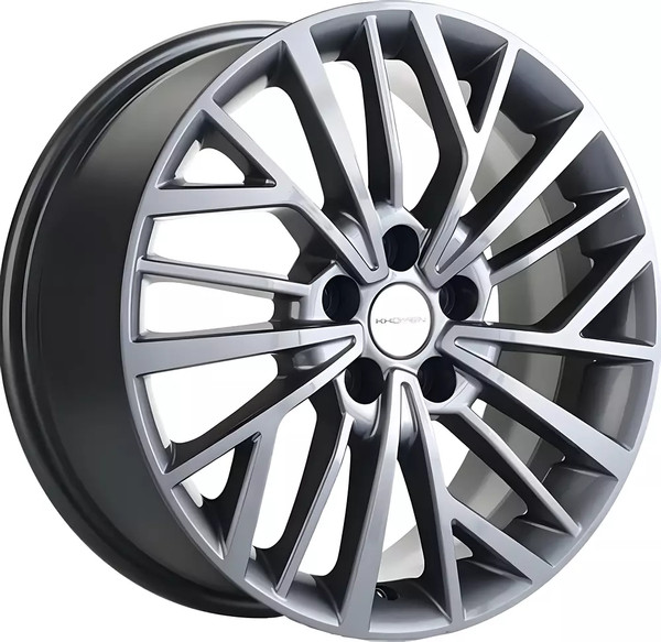 Изображение товара Литой диск Khomen KHW1717 Qashqai 17x7" 5x114.3мм DIA 66.1мм ET 40мм Gray