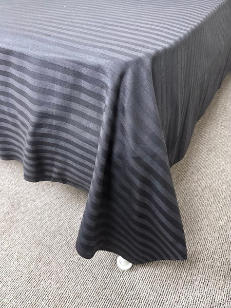 Изображение товара Комплект постельного белья Реноме Евро Графитовая коллекция Графит Ss-003 (страйп-сатин)