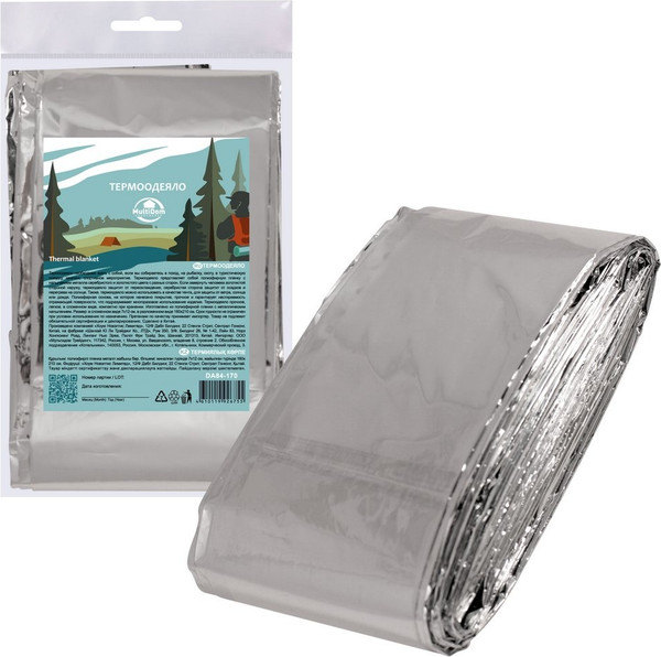 Изображение товара Комплект термоодеял туристических Мультидом Модерн DA84-170 (2шт)