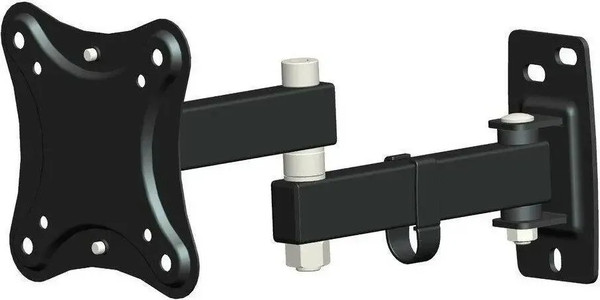 Изображение товара Кронштейн для телевизора Hama Fullmotion настенный 10"- 27" макс.15кг (черный)