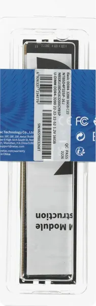 Изображение товара Оперативная память DDR4 Netac NTBSD4P32SP-16J