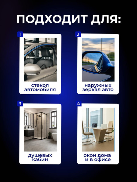 Изображение товара Очиститель стекол Himba Антидождь / 56521