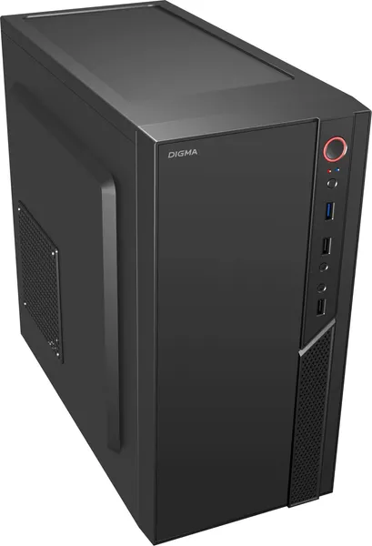 Изображение товара Корпус для компьютера Digma DCC-MN306 (черный, без БП)