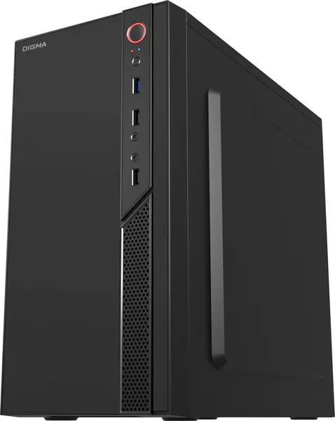 Изображение товара Корпус для компьютера Digma DCC-MN306 (черный, без БП)