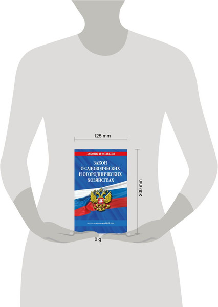 Изображение товара Книга Эксмо Закон о садоводческих и огороднических хозяйствах ФЗ на 2026 год (9785042283215)