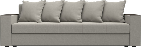 Изображение товара Диван Лига Диванов Дубай Лайт полки слева / 132280L (рогожка Амур 02 бежевый)