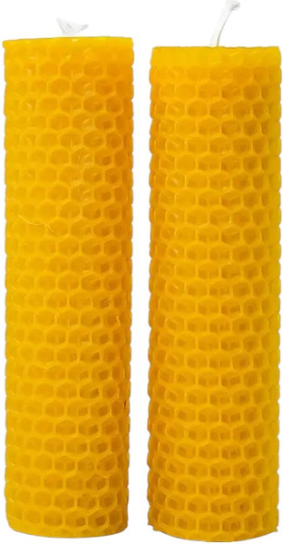 Изображение товара Набор свечей Ozarich Декоративные / Н1 (2шт, желтый)